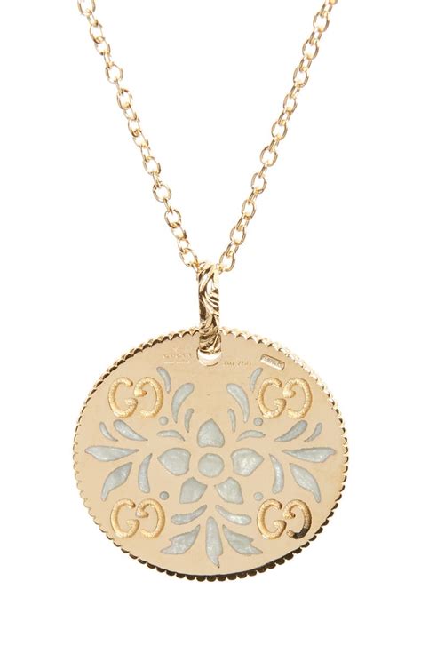 gucci icon blooms nckl ygd&wht en|Gucci Icon Blooms Necklace YBB460851003 .